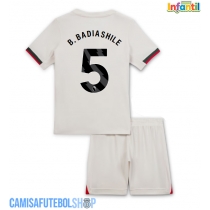 Camisa de time de futebol Chelsea Benoit Badiashile #5 Replicas 2º Equipamento Infantil 2025-26 Manga Curta (+ Calças curtas)